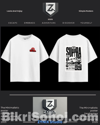 Drop Shoulder Customize T-SHIRT